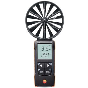 testo 417 – анемометр (0,3…20 м/с, 0…+50 °C) з крильчаткою 100 мм