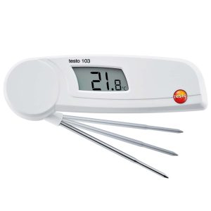 testo 103 - кулінарний харчовий термометр (-30...+220 °C) зі складним зондом 75 мм