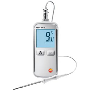 testo 108-2 - кулінарний харчовий термометр (-50…+301 °C) зі змінним виносним зондом 86 мм, довжина кабелю 1 м, посилений роз'єм зонду