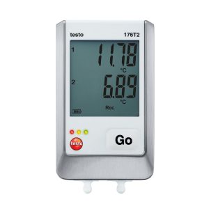 testo 176 T2 - логгер, регистратор температуры, можно подключить 2 зонда (-100…+401 °C)