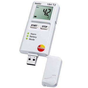 testo 184 T2 - одноразовий логер, реєстратор температури (-35...+70 °C) для транспортування товарів, ресурс роботи 150 днів