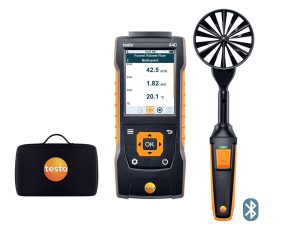 testo 440 з крильчаткою 100 мм - анемометр (0,3...35 м/с, -20...+70 °C) із зондом крильчаткою