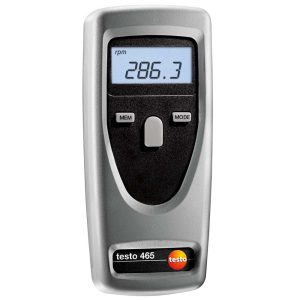 testo 465 - безконтактний тахометр, вимірювач обертів (1…99 999 об/хв) зі світлодіодним маркером