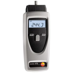 testo 470 - контактный, бесконтактный тахометр, измеритель оборотов (1…99 999 об/мин)