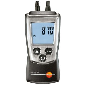 testo 510 - дифманометр (0...100 гПа / мбар), диференційний манометр для вентиляції, газу, котлів