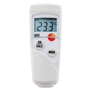 testo 805 - пірометр, інфрачервоний термометр (-25…+250 °C), оптика 1:1, кулінарний і промисловий пірометр