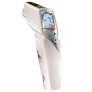 testo 831 - пірометр, інфрачервоний термометр (-30…+210 °C), оптика 30:1, 2-точковий лазер, кулінарний пірометр