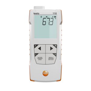 testo 110 Food - 1-канальний харчовий термометр з Bluetooth, захисним чохлом, можна підключити зонд (-100...+401 °C)