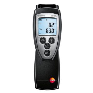 testo 315-3 - газоаналізатор СО2 та CO в повітрі (0...10 000 ппм СО2, 0…100 ппм СО), аналізатор якості повітря із візуальною та звуковою сигналізацією