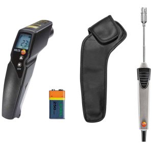 testo 830 Т2 комплект - пірометр, інфрачервоний термометр (-30…+401 °C) із зондом температури поверхні, оптика 12:1, 2-точковий лазер, промисловий пірометр
