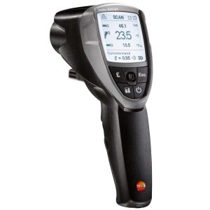testo 835-H1 - пірометр гігрометр (-30...+600 °C, 0...100 % ВВ), оптика 50:1, 4-точковий лазер, промисловий пірометр