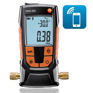 testo 552 - вакуумметр электронный (0...26,67 гПа / мбар), вакуумный манометр с Bluetooth