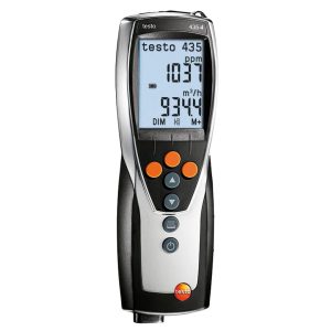 testo 435-4 - анемометр для параметров микроклимата и систем ОВК, со встроенной памятью и датчиком дифдавления