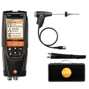 testo 320 - 2-канальный промышленный газоанализатор для котлов и дымовых газов O2, CO, CO2