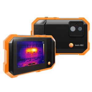 testo 862-2 - мини тепловизор (256х192) строительный для энергоаудита, систем ОВК, электрики, строительства, СТО, автомобилей